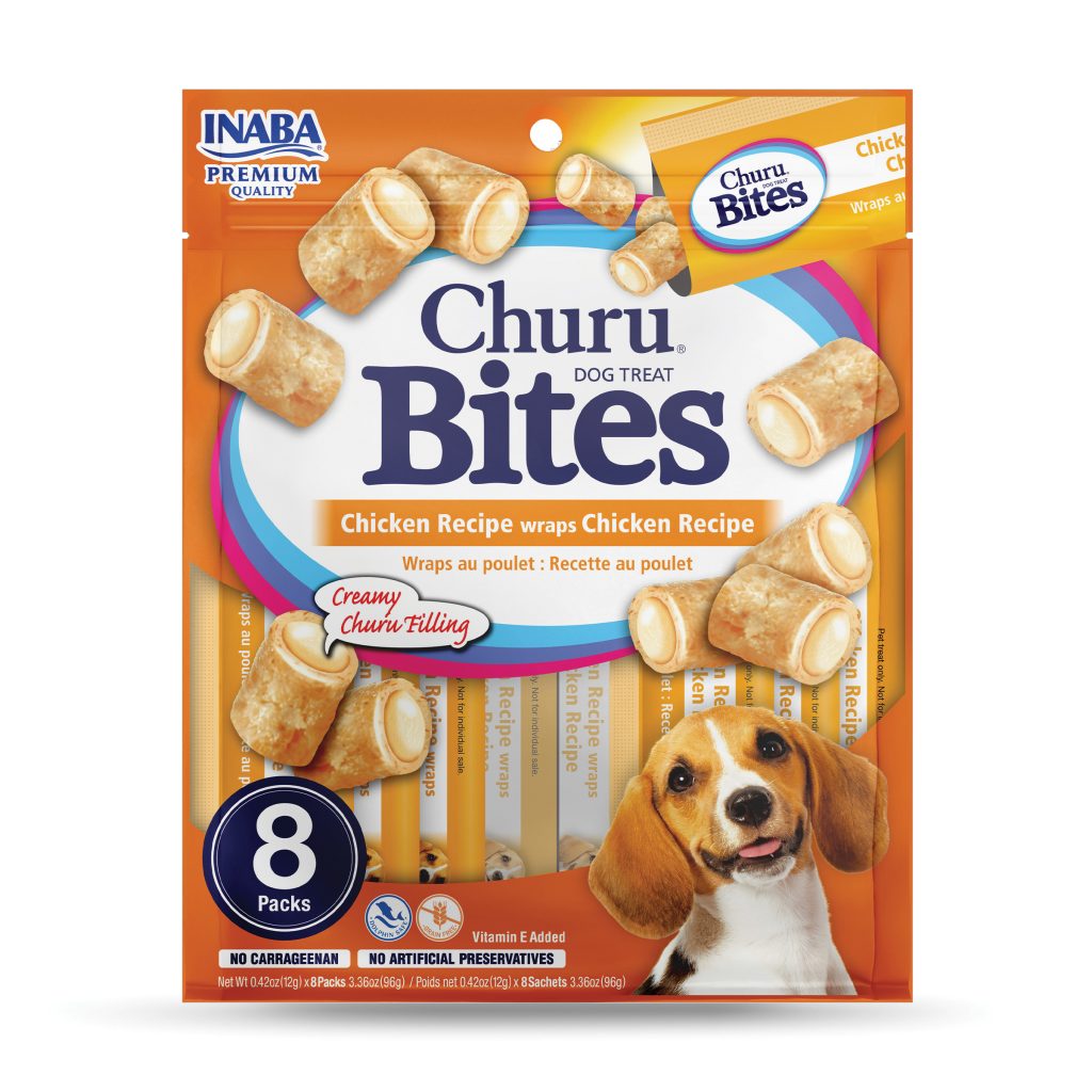 Churu Bites for Dog, Chicken Recipe (Each: 8 Tubes)