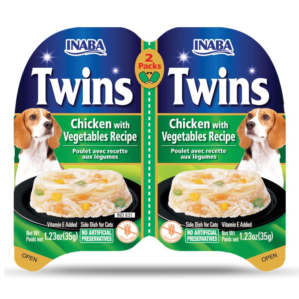 Twins for Dog, Chicken with Vegetables Recipe (Each: 2 Cups)