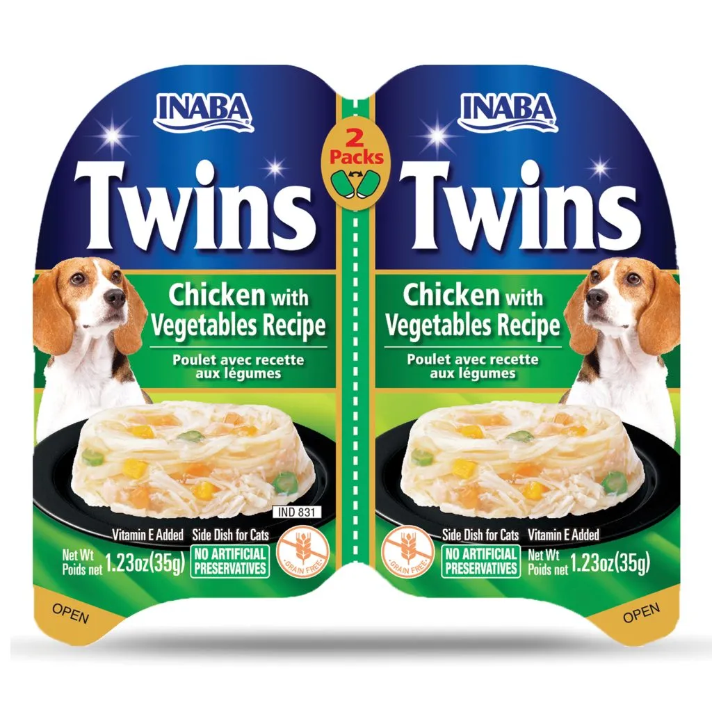 Twins for Dog, Chicken with Vegetables Recipe (Each: 2 Cups)