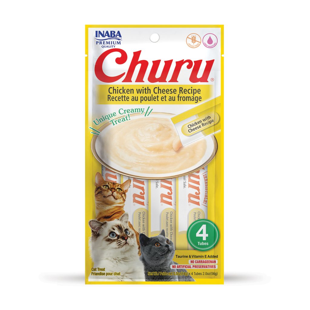 Churu for Cat, Chicken with Cheese Recipe (Each: 4 Tubes)