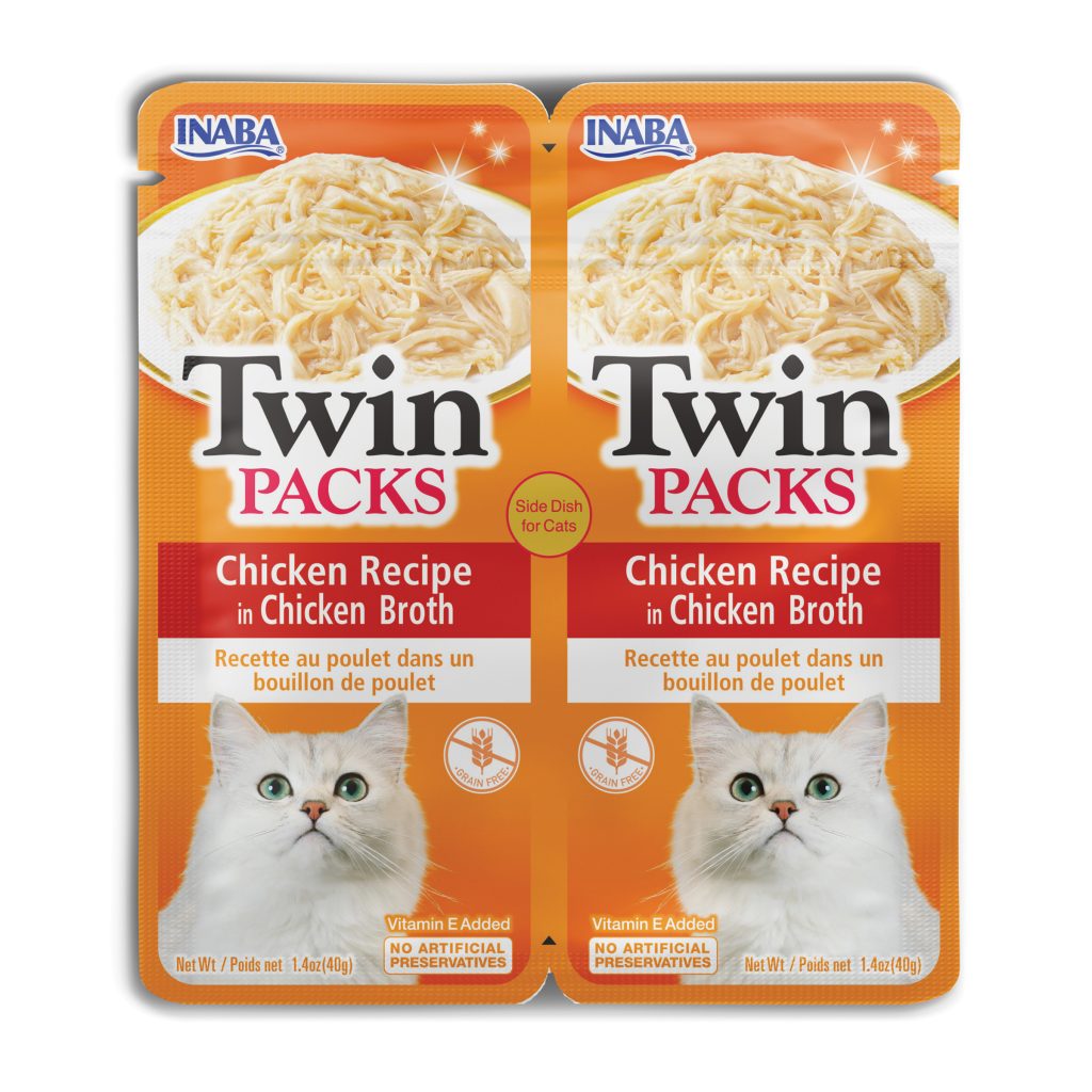 Twin Packs for Cat, Chicken Recipe in Chicken Broth (Each: 2 Pouches)