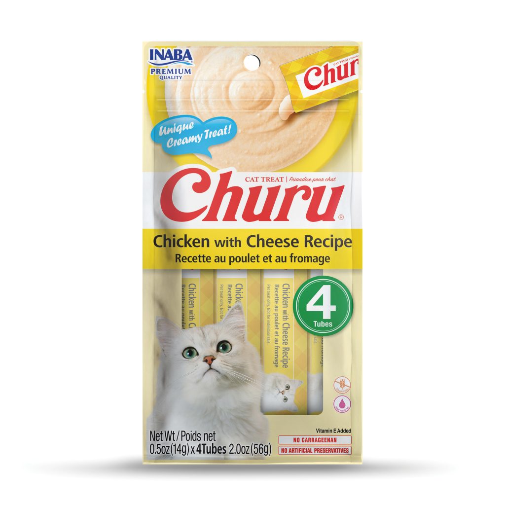 Churu for Cat, Chicken with Cheese Recipe (Each: 4 Tubes)