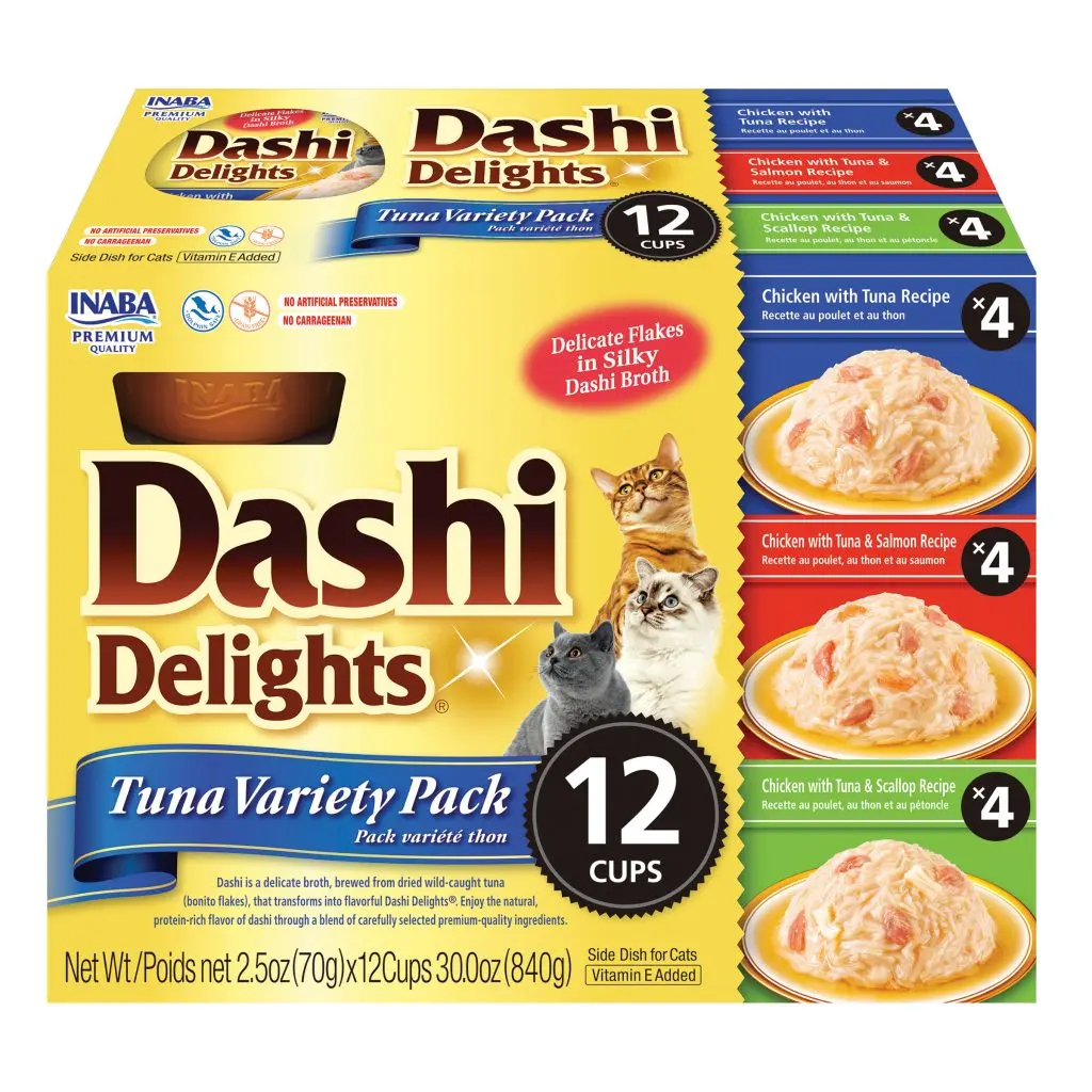 Dashi Delights for Cat, Tuna Variety (Each: 12 Cups)