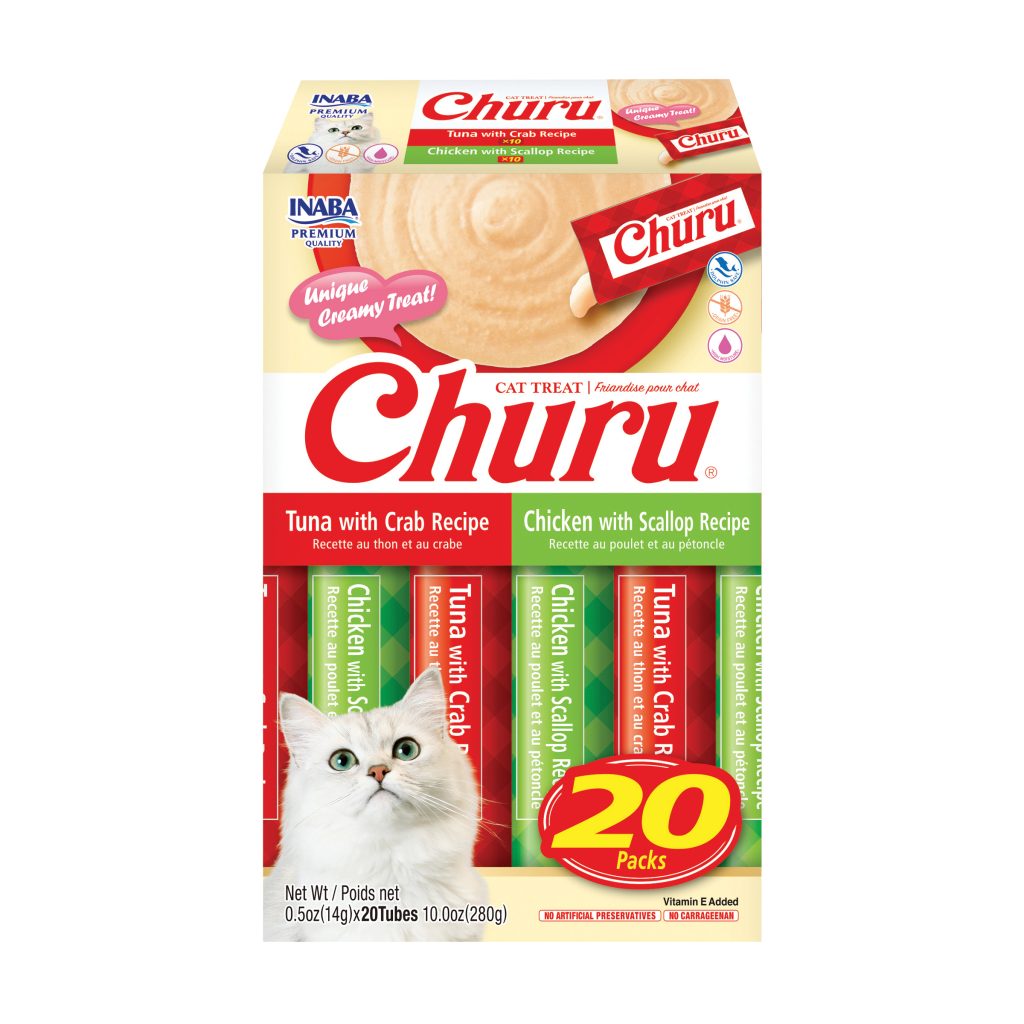Churu for Cat, Seafood Variety Box (Each: 20 Tubes)