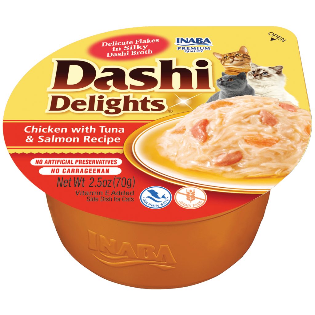 Dashi Delights for Cat, Chicken with Tuna & Salmon Recipe (Each: 1 Cup)