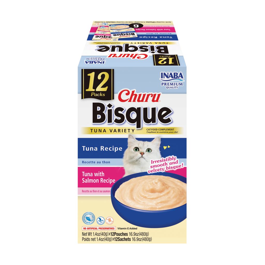 Churu Bisque for Cat, Tuna Variety (Each: 12 Pouches)