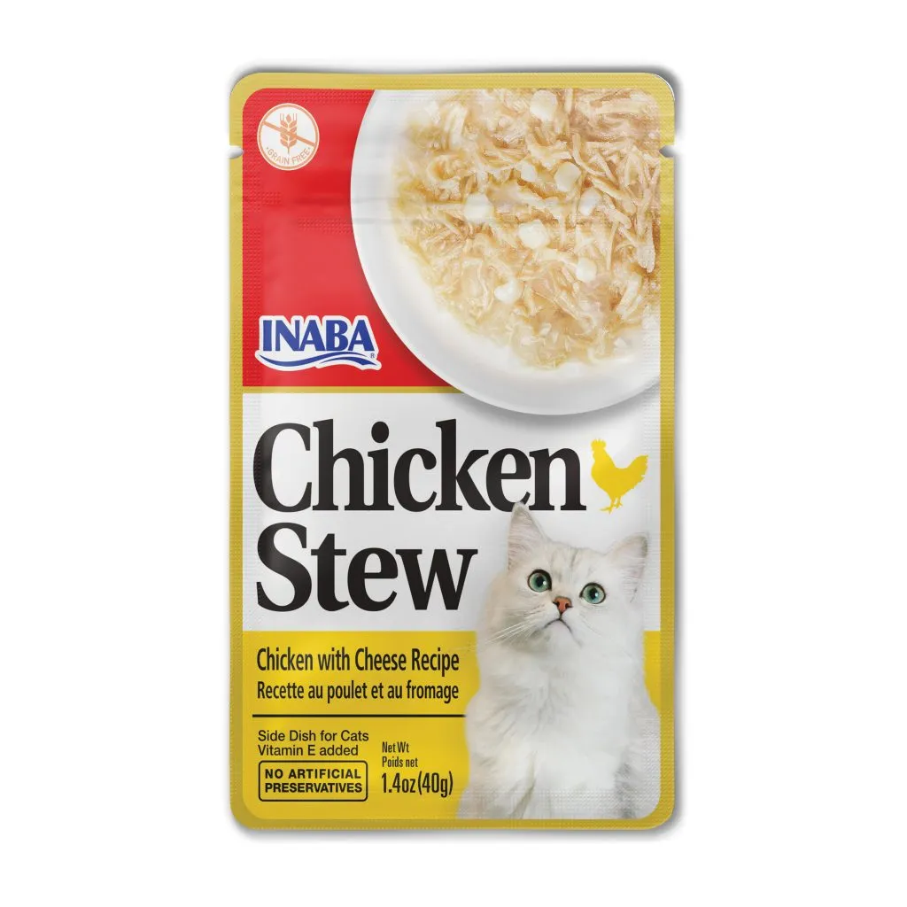 Chicken Stew for Cat, Chicken with Cheese Recipe (Each: 1 Pouch)