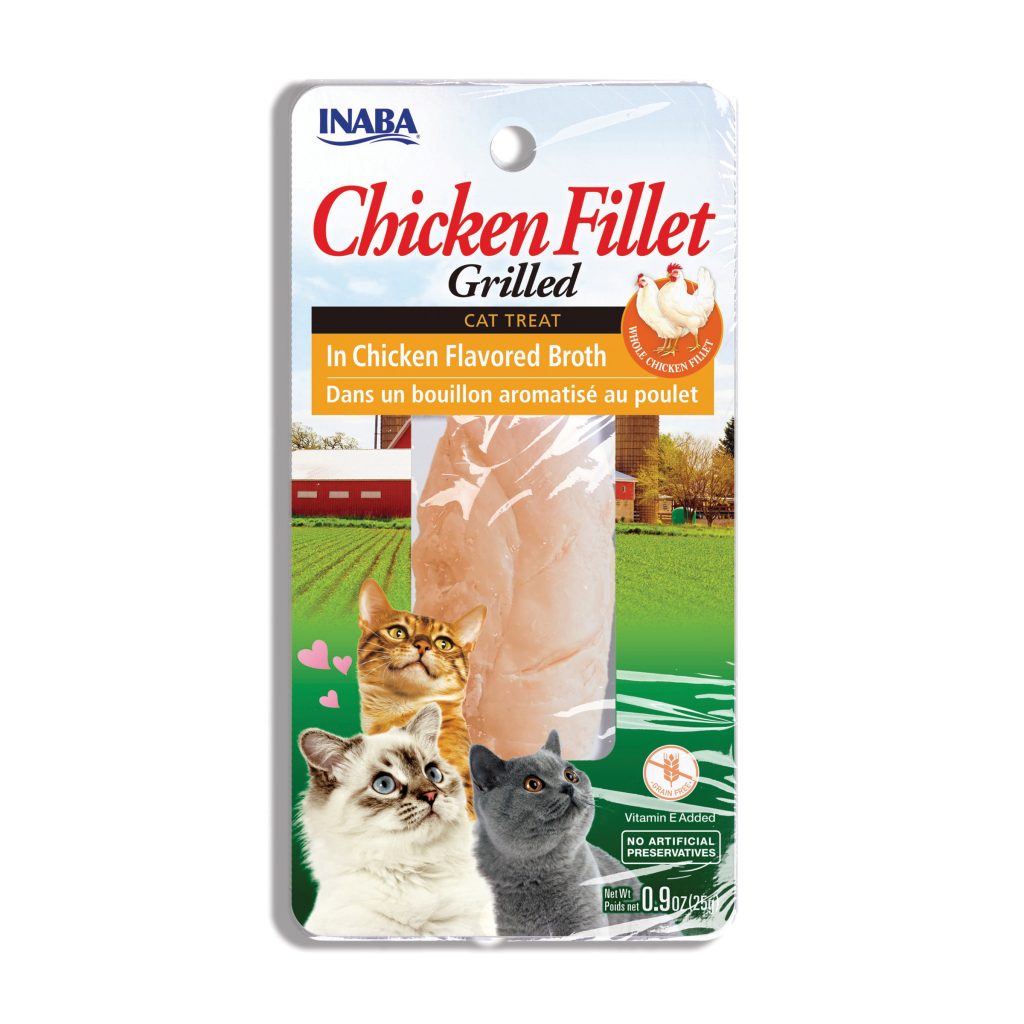 Grilled Fillets for Cat, Chicken in Chicken Flavored Broth (Each: 1 Fillets)