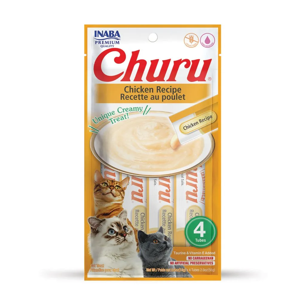 Churu for Cat, Chicken Recipe (Each: 4 Tubes)