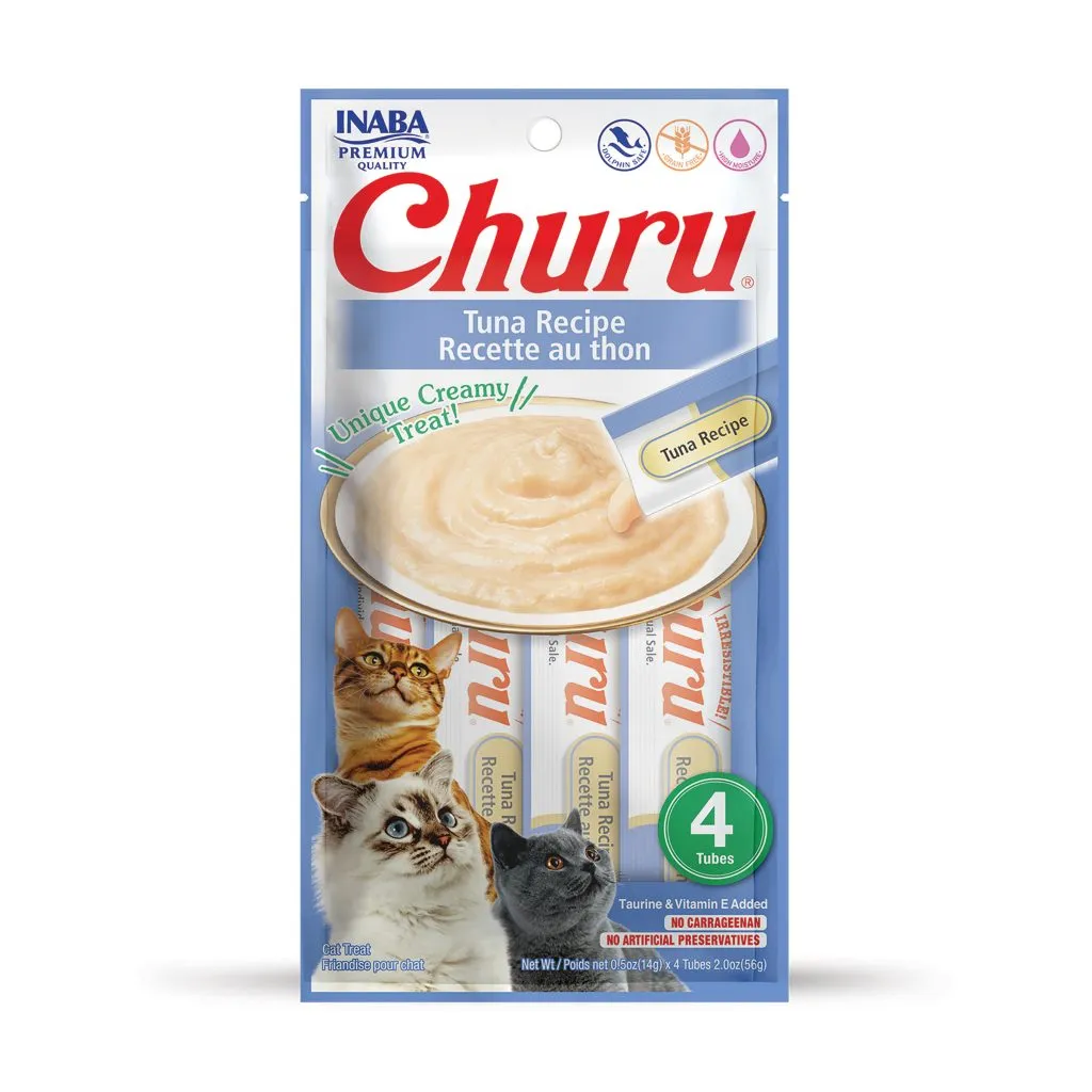Churu for Cat, Tuna Recipe (Each: 4 Tubes)