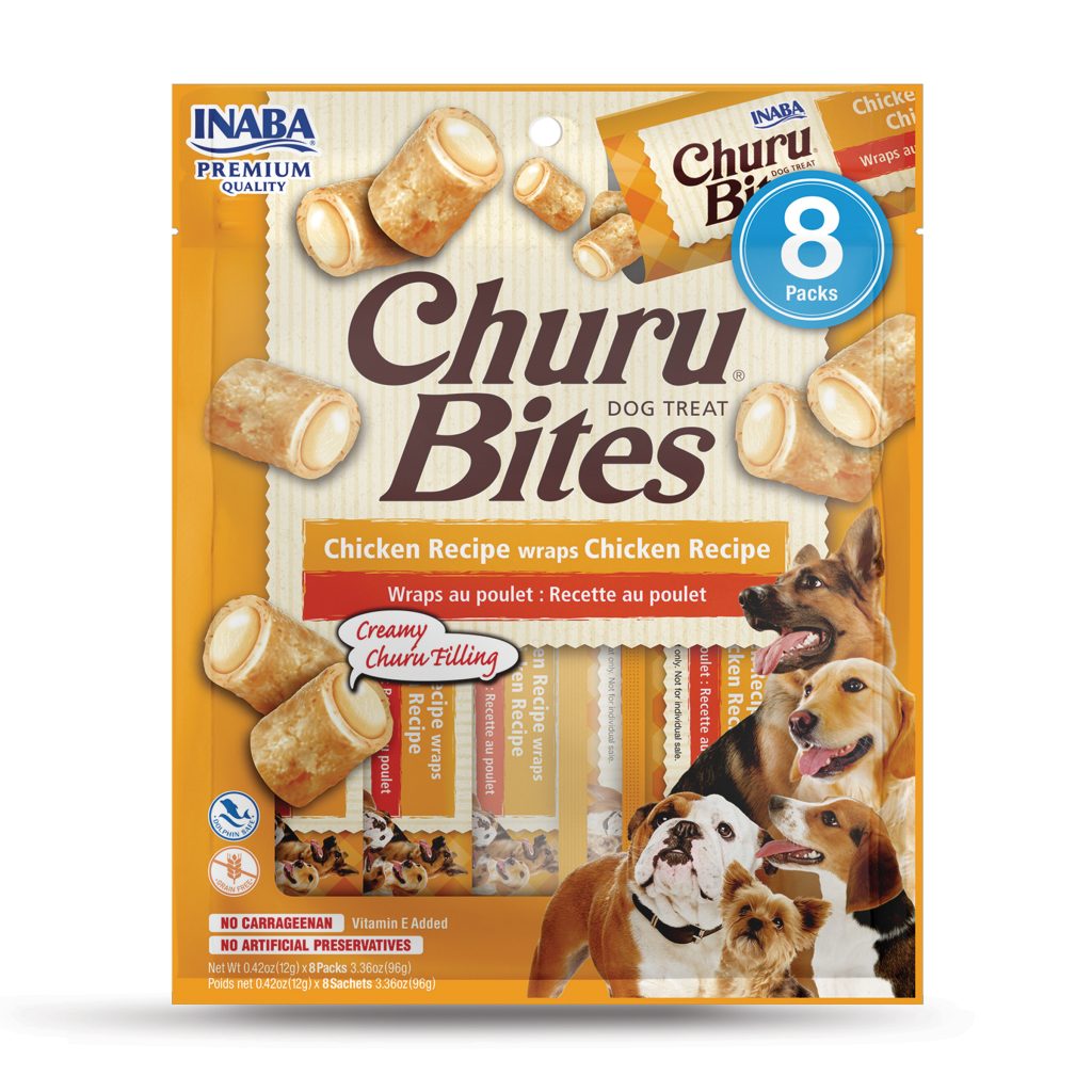 Churu Bites for Dog, Chicken Recipe (Each: 8 Tubes)