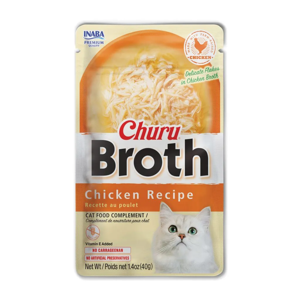 Churu Broth for Cat, Chicken Recipe (Each: 1 Pouch)