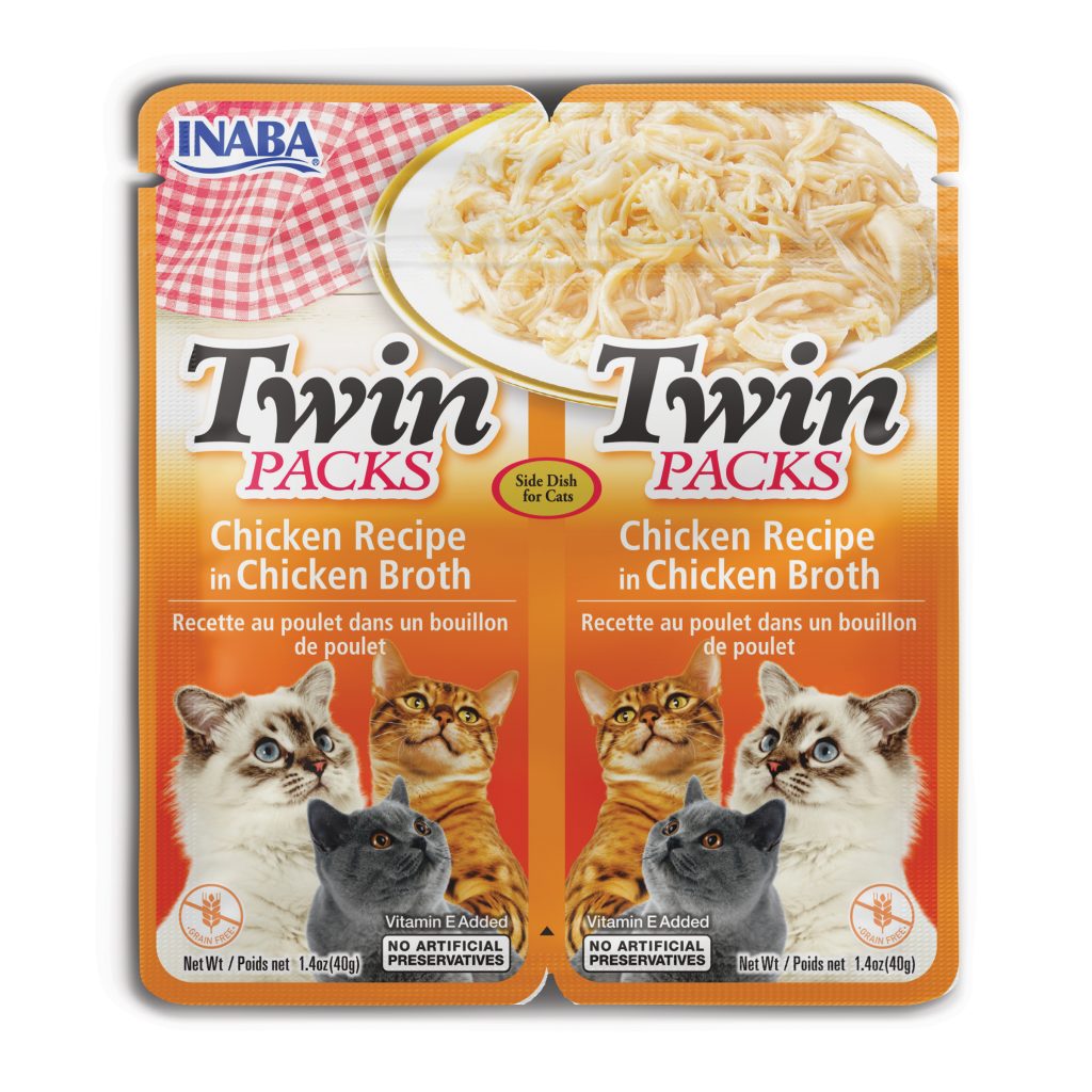 Twin Packs for Cat, Chicken Recipe in Chicken Broth (Each: 2 Pouches)