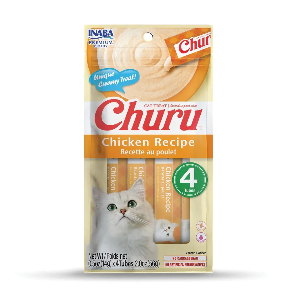 Churu for Cat, Chicken Recipe (Each: 4 Tubes)