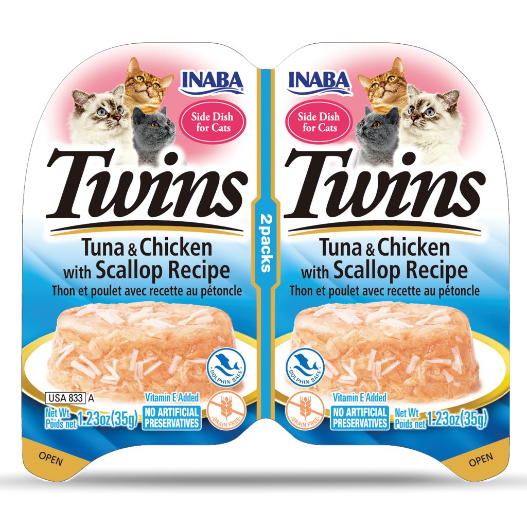 Twins for Cat, Tuna & Chicken with Scallop Recipe (Each: 2 Cups)