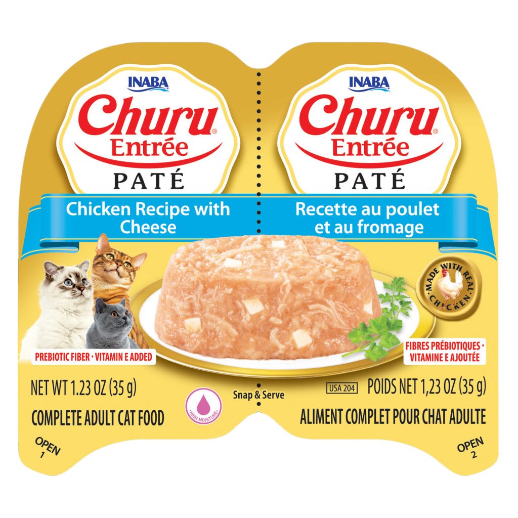 Churu Entree Pate for Cat, Chicken Recipe with Cheese (Each: 2 Cups)