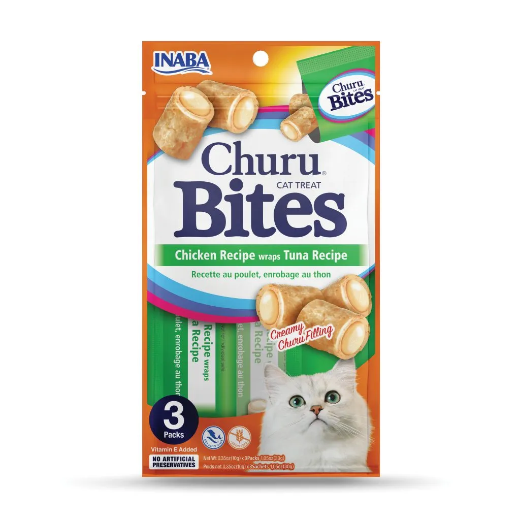 Churu Bites for Cat, Tuna Recipe (Each: 3 Tubes)