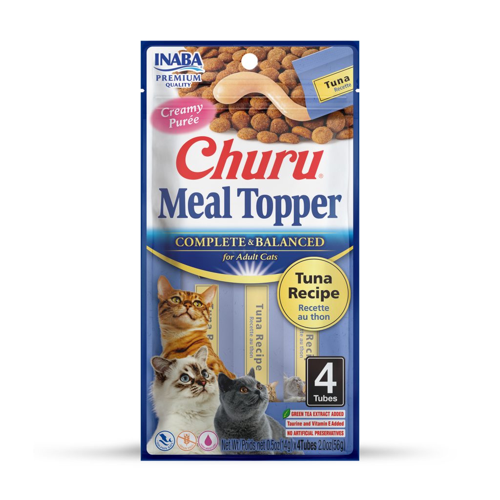 Churu Meal Topper for Cat, Tuna Recipe (Each: 4 Tubes)