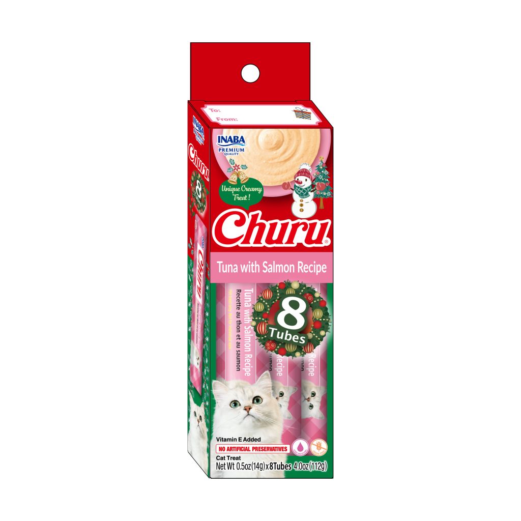 [CHRISTMAS] Churu for Cat, Tuna with Salmon Recipe (Each: 8 Tubes)