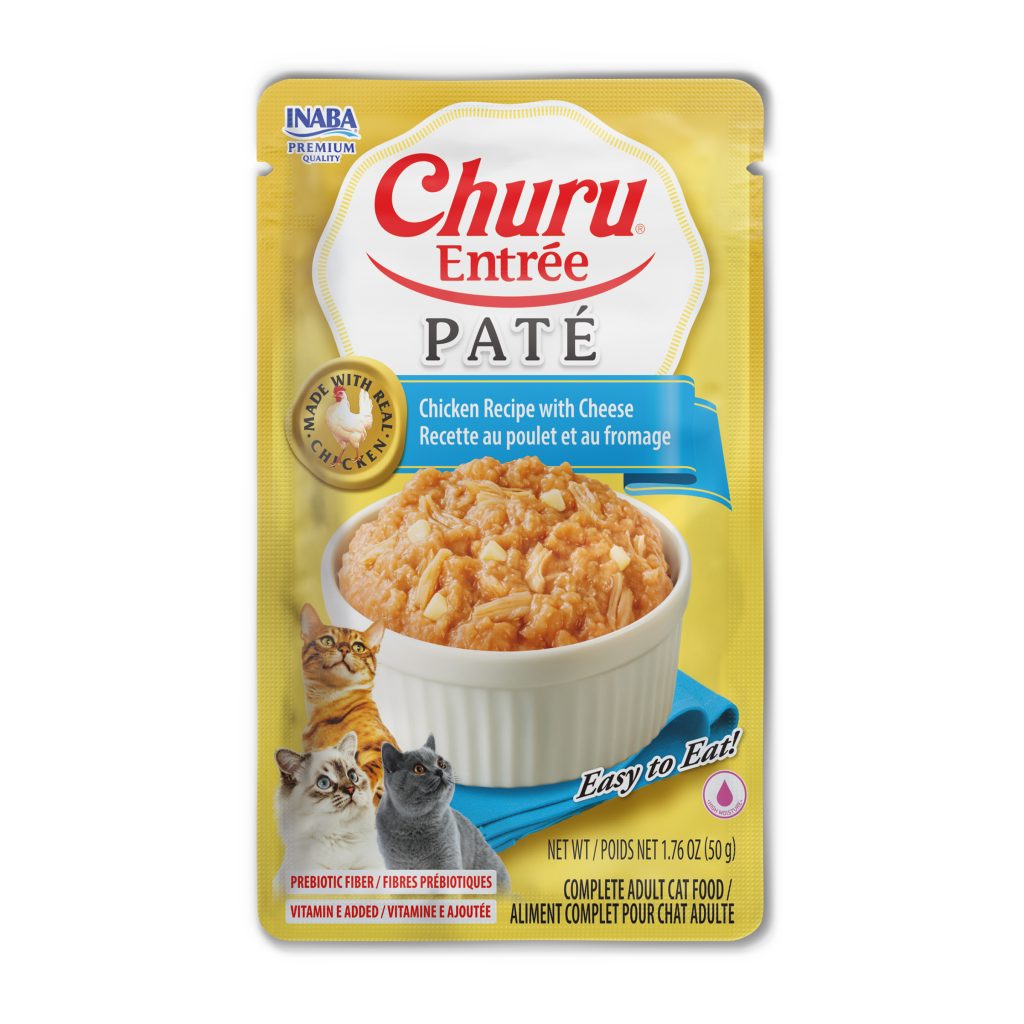 Churu Entree Pate for Cat, Chicken Recipe with Cheese (Each: 1 Pouch)