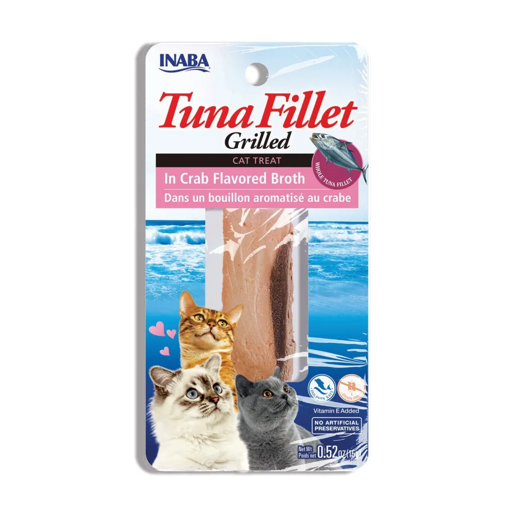 Grilled Fillets for Cat, Tuna in Crab Flavored Broth (Each: 1 Fillets)