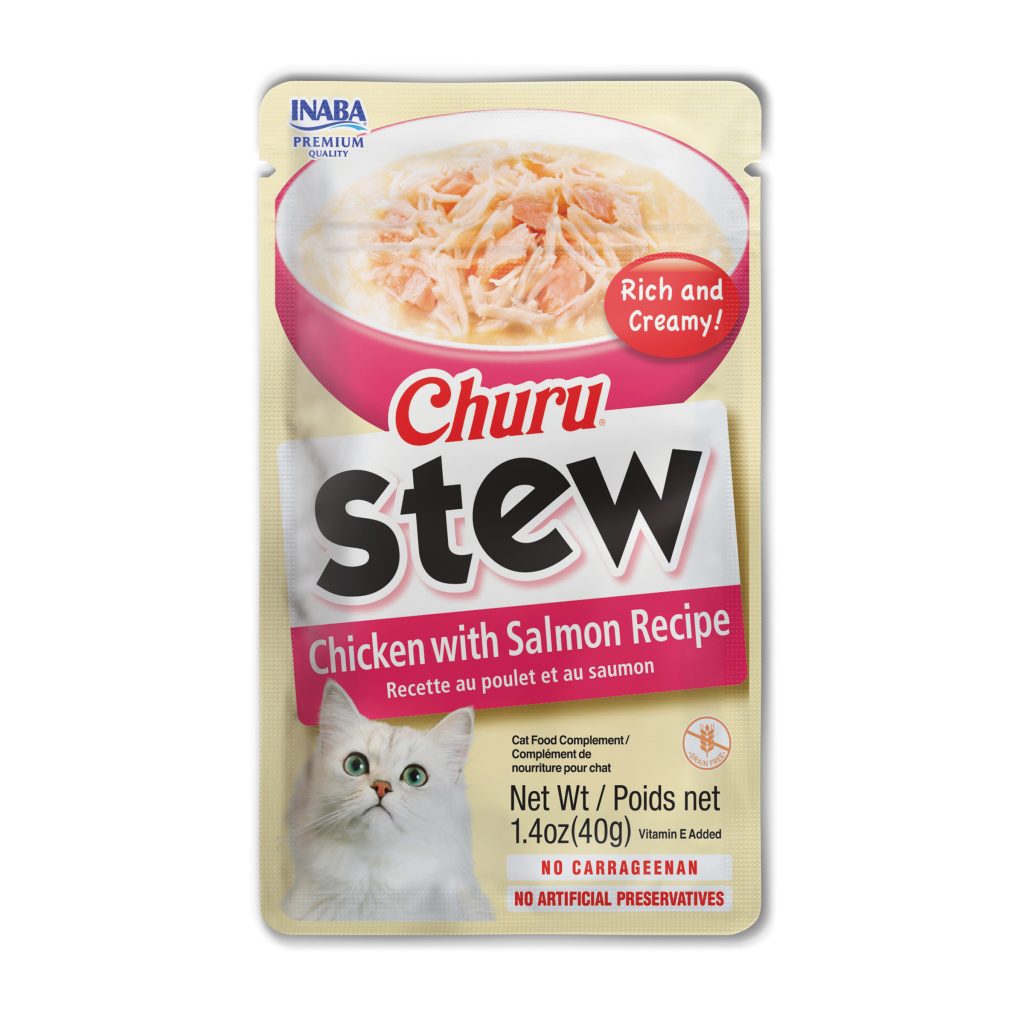 Churu Stew for Cat, Chicken with Salmon Recipe (Each: 1 Pouch)
