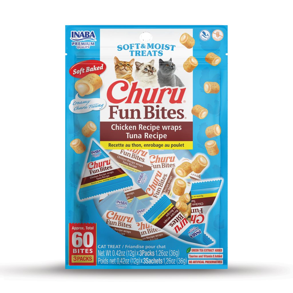 Churu Fun Bites for Cat, Tuna Recipe (Each: 3 Tetra Bags)