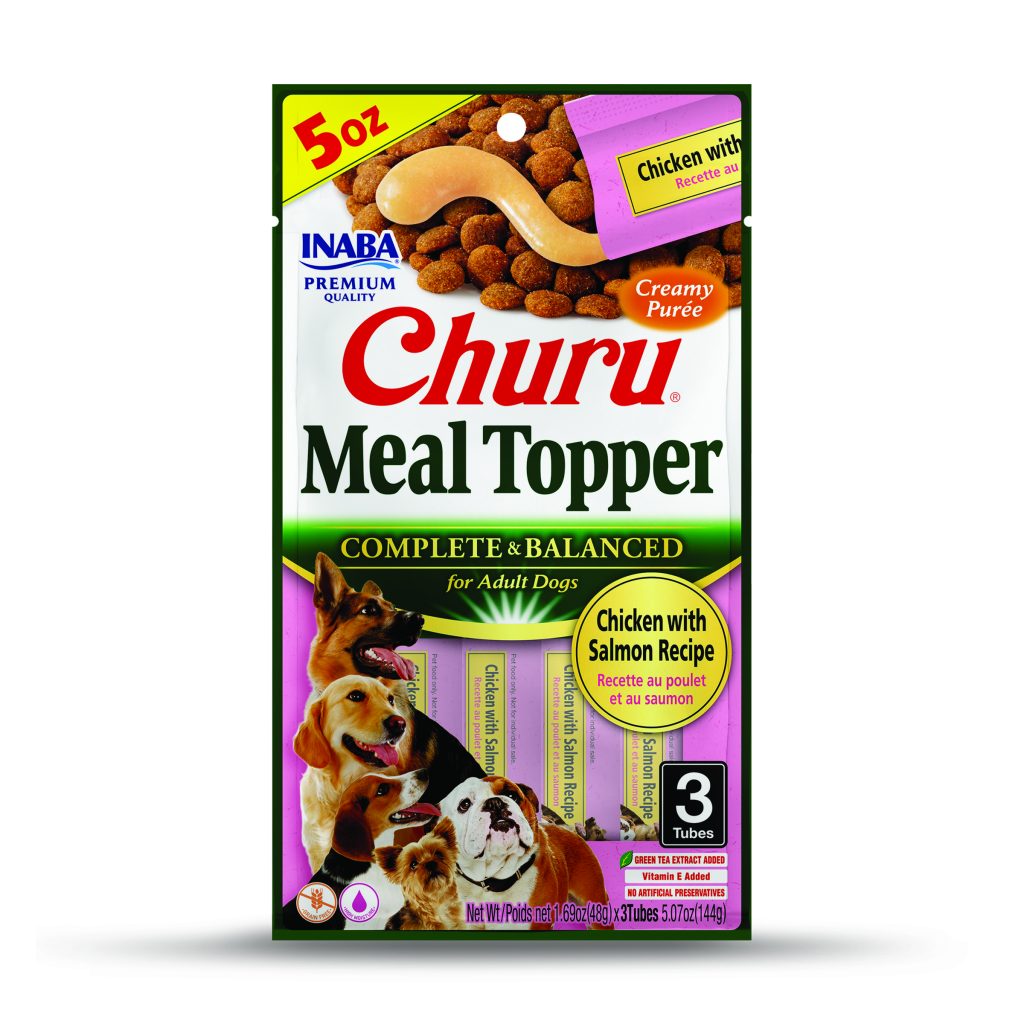 Churu Meal Topper for Dog, Chicken with Salmon Recipe (Each: 3 Tubes)