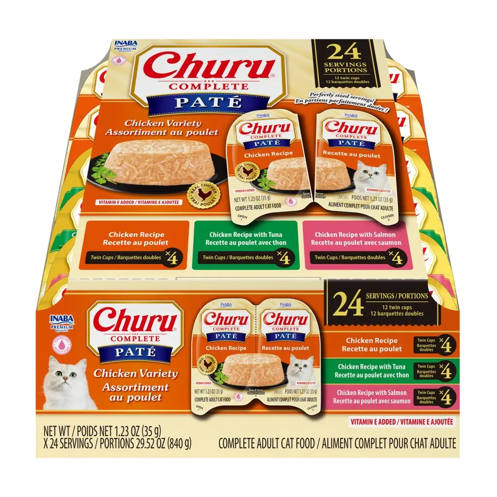 Churu Complete Pate for Cat, Chicken Variety (Each: 12 Cups)