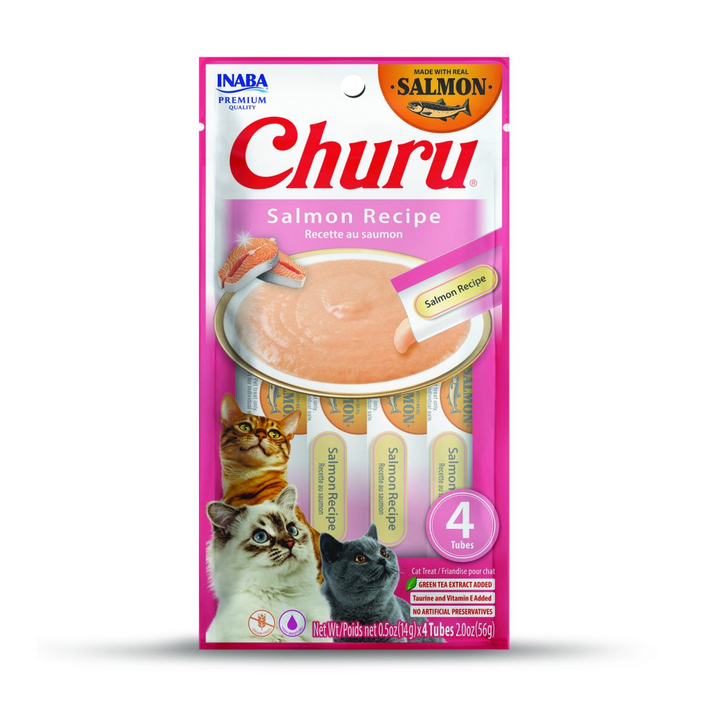 Salmon Churu for Cat, Salmon Recipe (Each: 4 Tubes)