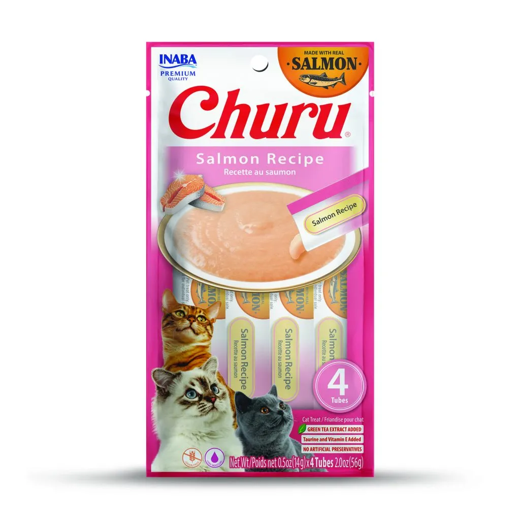 Salmon Churu for Cat, Salmon Recipe (Each: 4 Tubes)