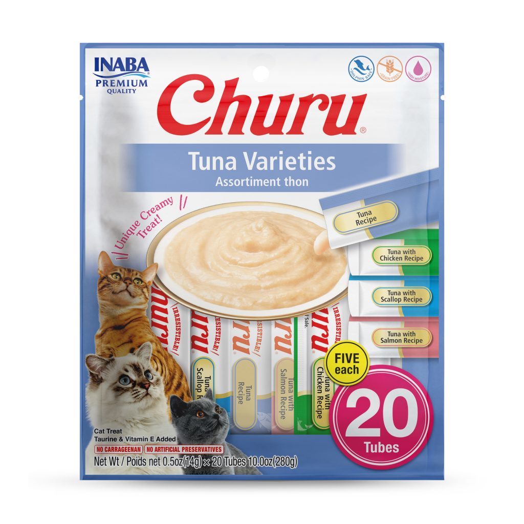 Churu for Cat, Tuna Variety Bag (Each: 20 Tubes)