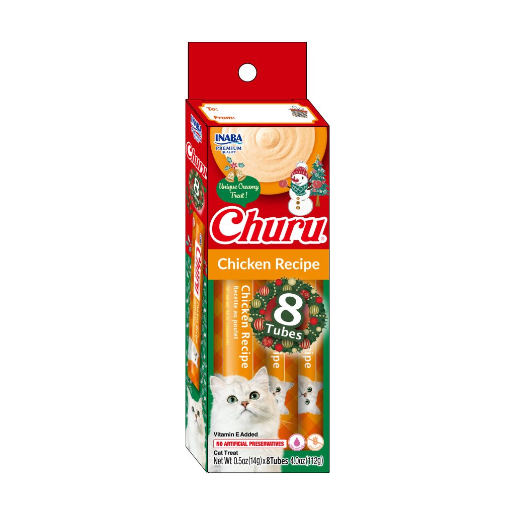 [CHRISTMAS] Churu for Cat, Chicken Recipe (Each: 8 Tubes)