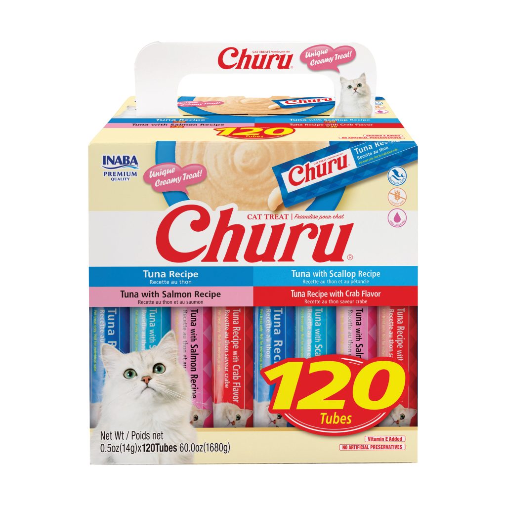 Churu for Cat, Tuna Variety (Each: 120 Tubes)