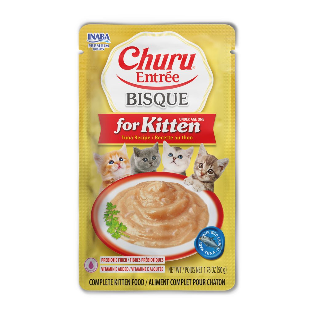 Churu Entree Bisque Kitten for Cat, Tuna Recipe (Each: 1 Pouch)