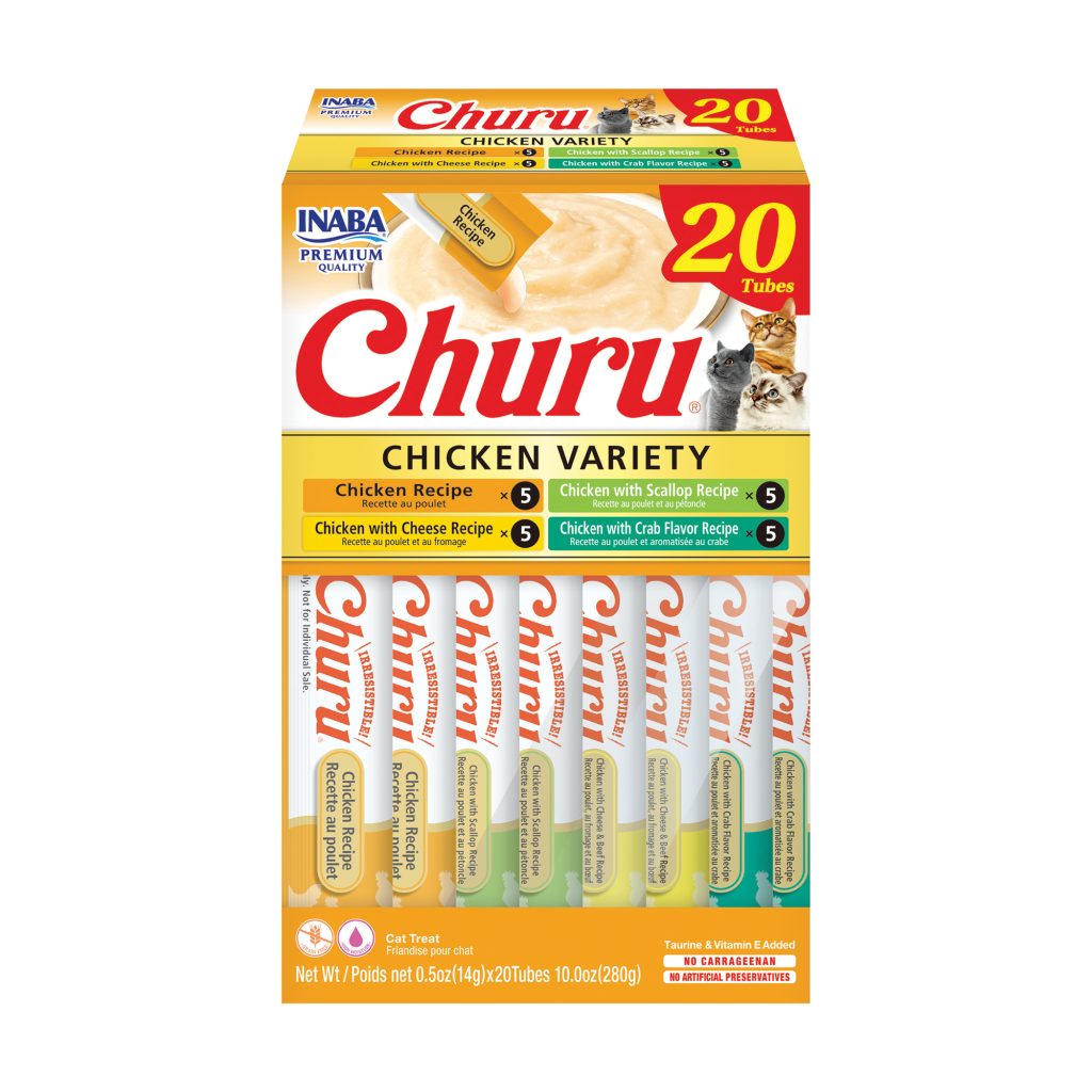 Churu for Cat, Chicken Variety Box (Each: 20 Tubes)