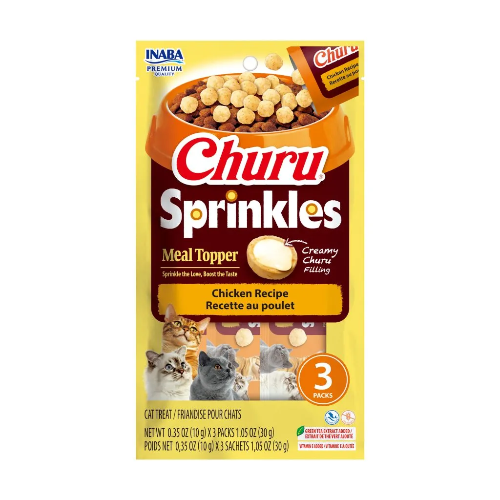Churu Sprinkles for Cat, Chicken Recipe (Each: 3 Tubes)