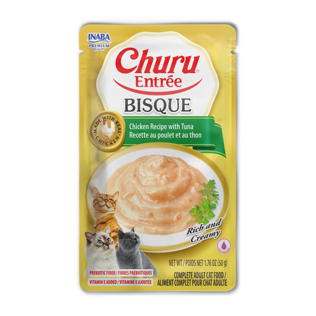 Churu Entree Bisque for Cat, Chicken Recipe with Tuna (Each: 1 Pouch)