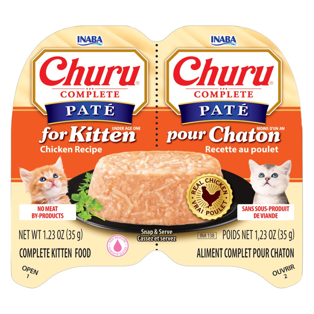 Churu Complete Pate Kitten for Cat, Chicken Recipe (Each: 2 Cups)