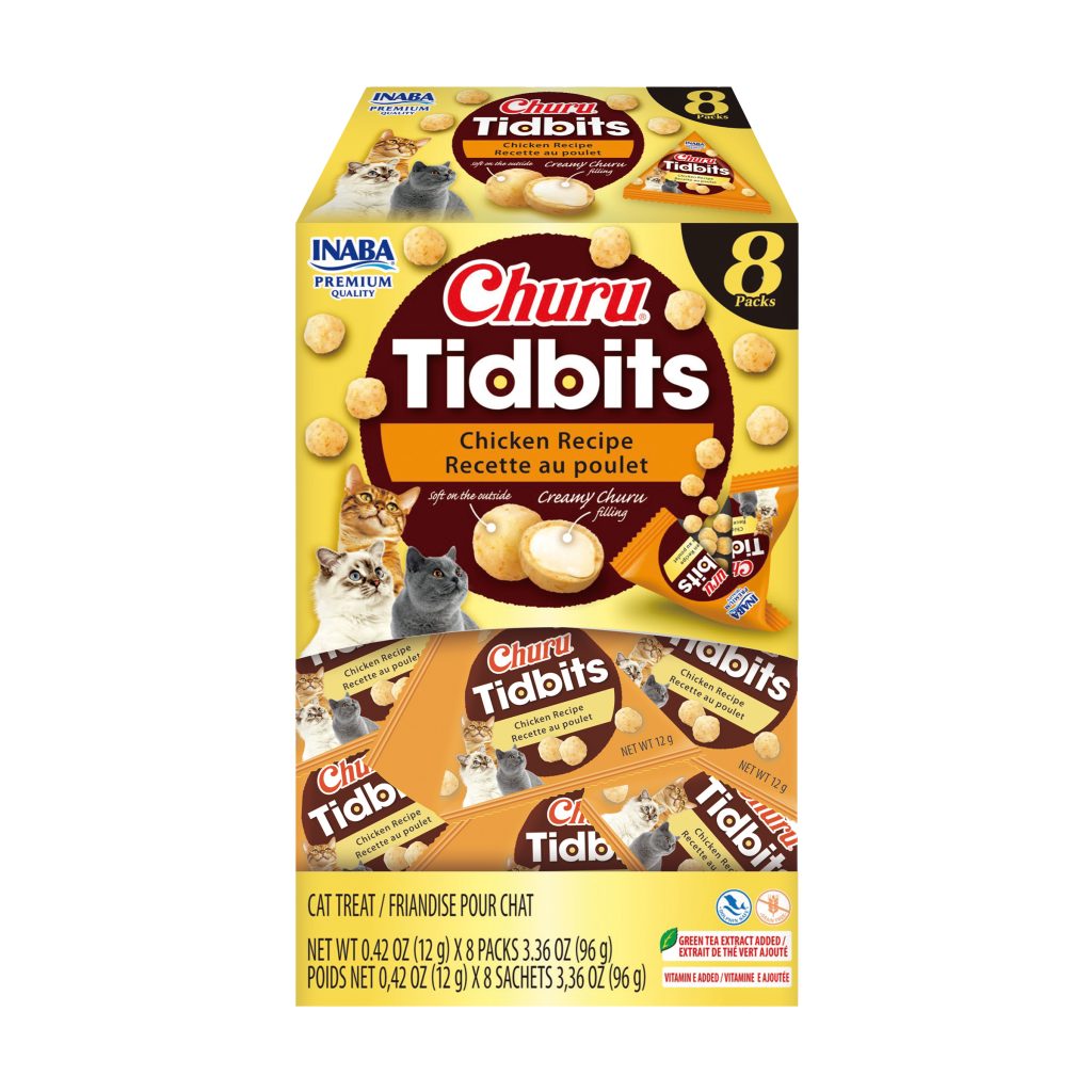 Churu Tidbits for Cat, Chicken Recipe (Each: 8 Tetra Bags)