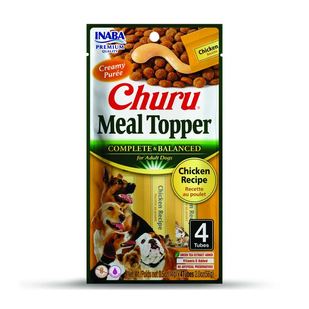 Churu Meal Topper for Dog, Chicken Recipe (Each: 4 Tubes)
