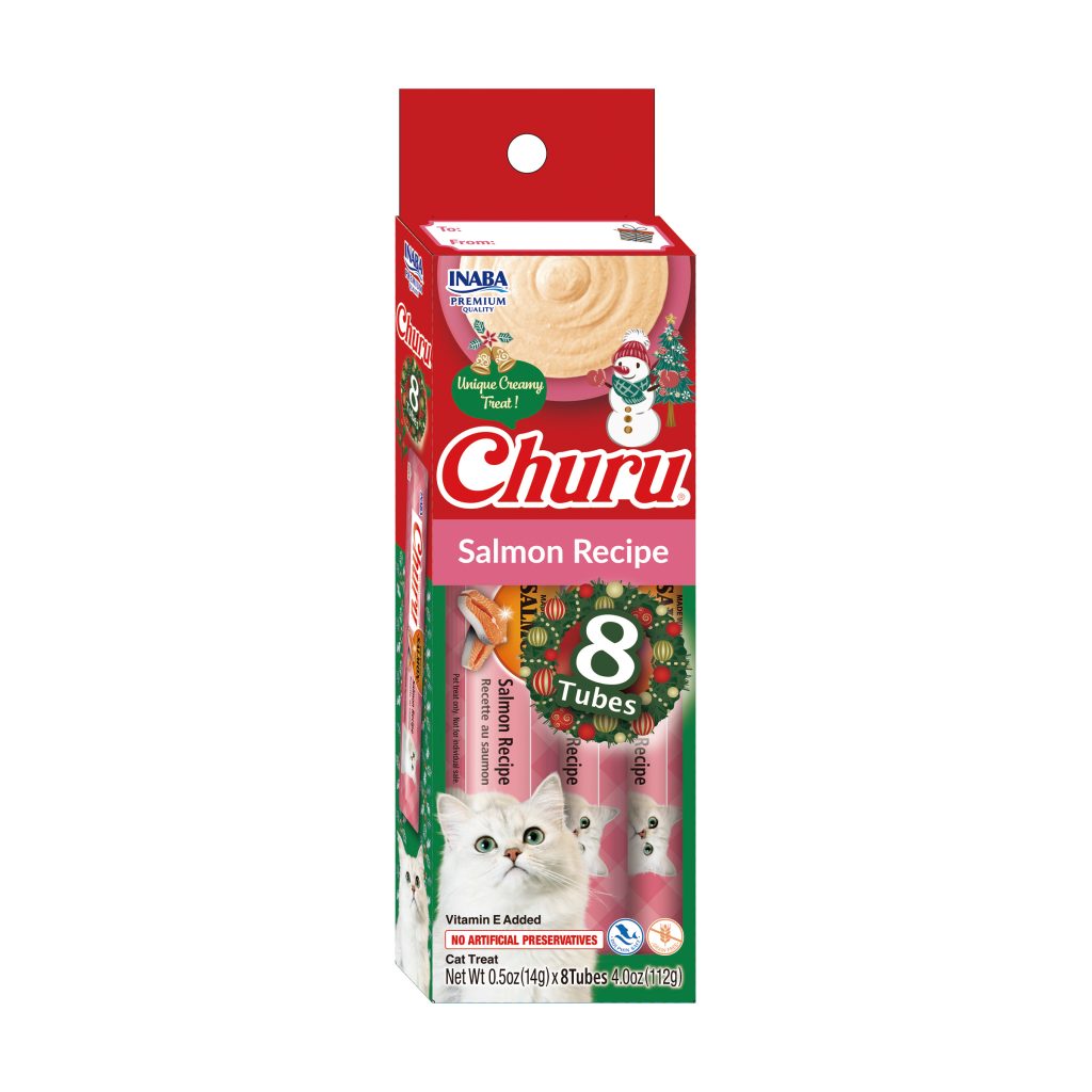 [CHRISTMAS] Churu for Cat, Salmon Recipe (Each: 8 Tubes)