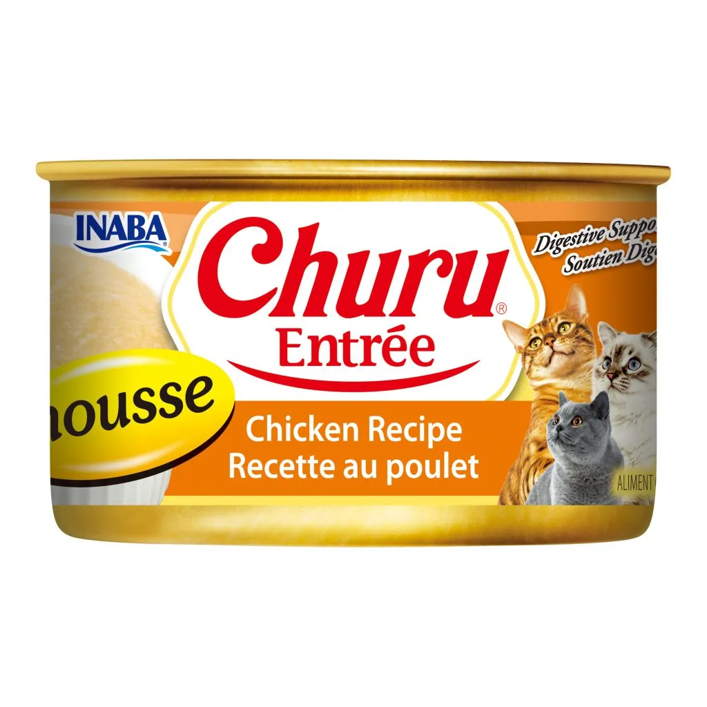 Churu Entree Mousse for Cat, Chicken Recipe (Each: 1 Can)