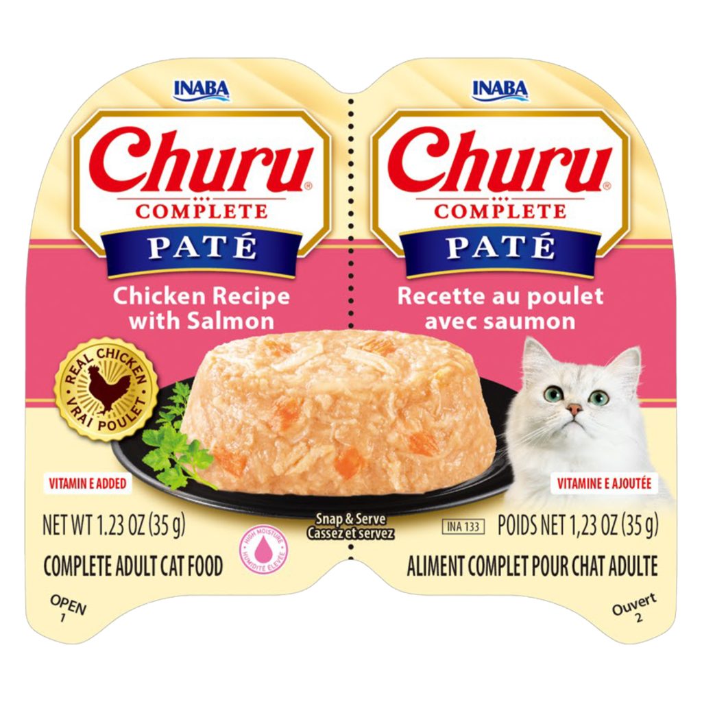 Churu Complete Pate for Cat, Chicken Recipe with Salmon (Each: 2 Cups)