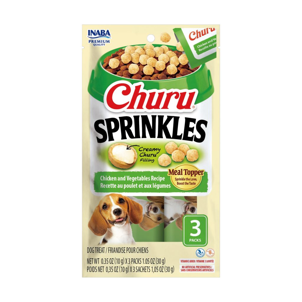 Churu Sprinkles for Dog, Chicken and Vegetables Recipe (Each: 3 Tubes)