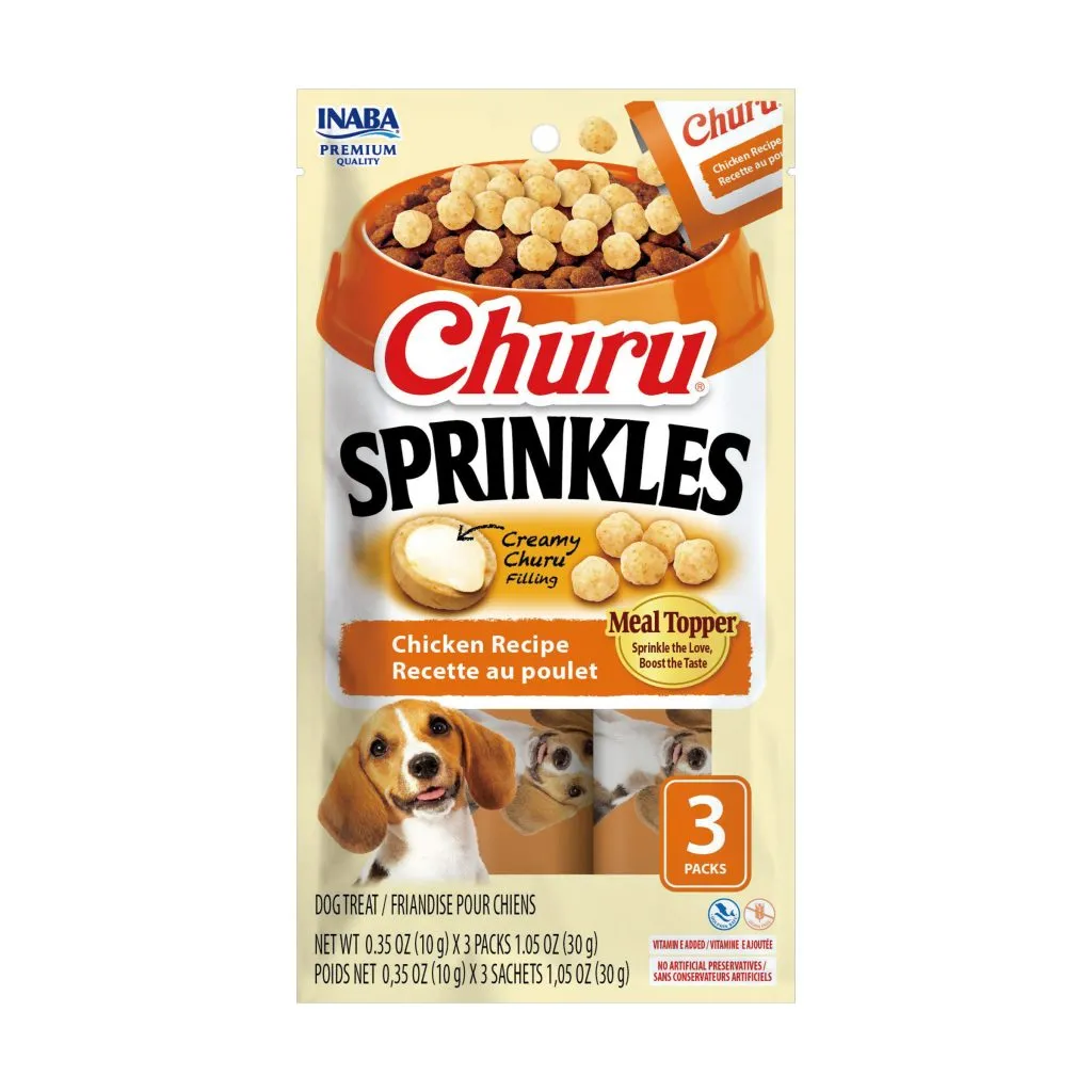 Churu Sprinkles for Dog, Chicken Recipe (Each: 3 Tubes)
