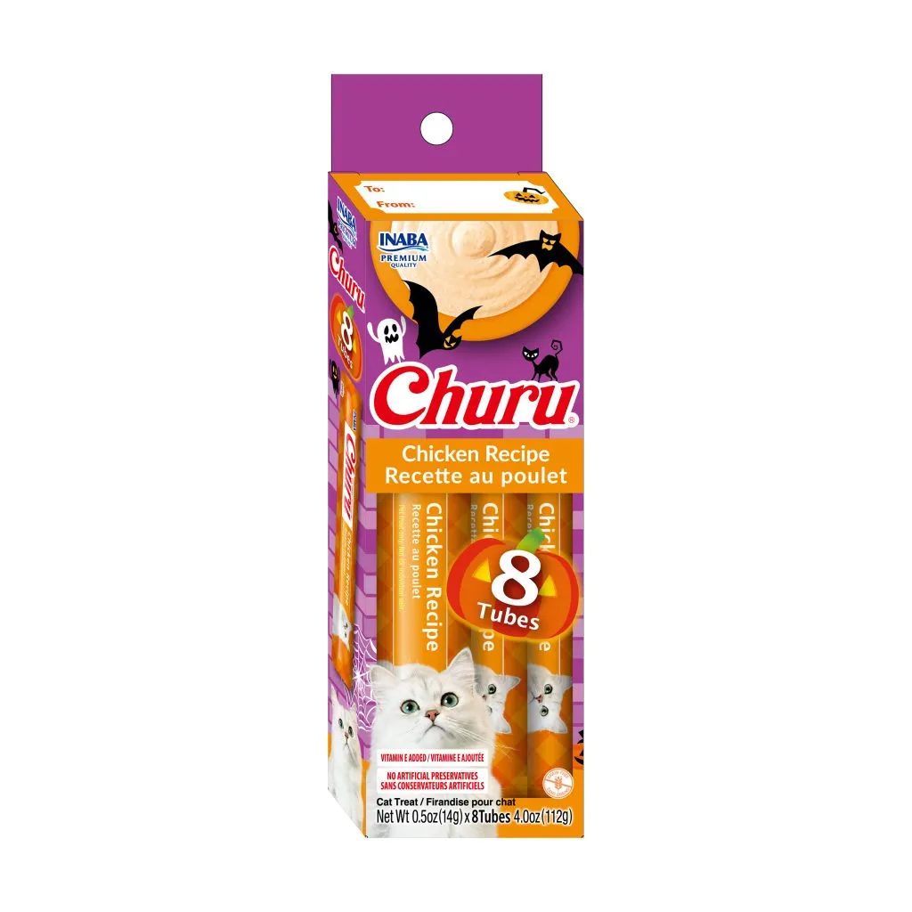 [HALLOWEEN] Churu for Cat, Chicken Recipe (Each: 8 Tubes)