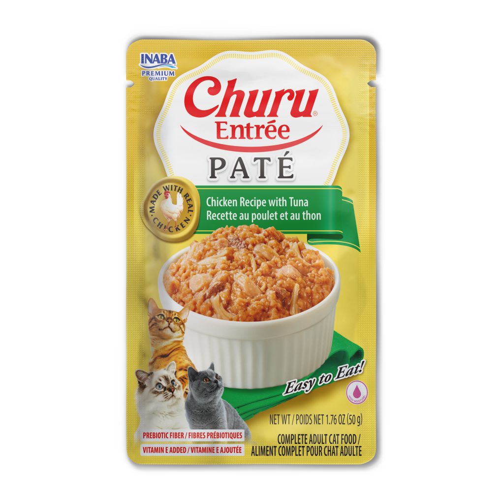 Churu Entree Pate for Cat, Chicken Recipe with Tuna (Each: 1 Pouch)