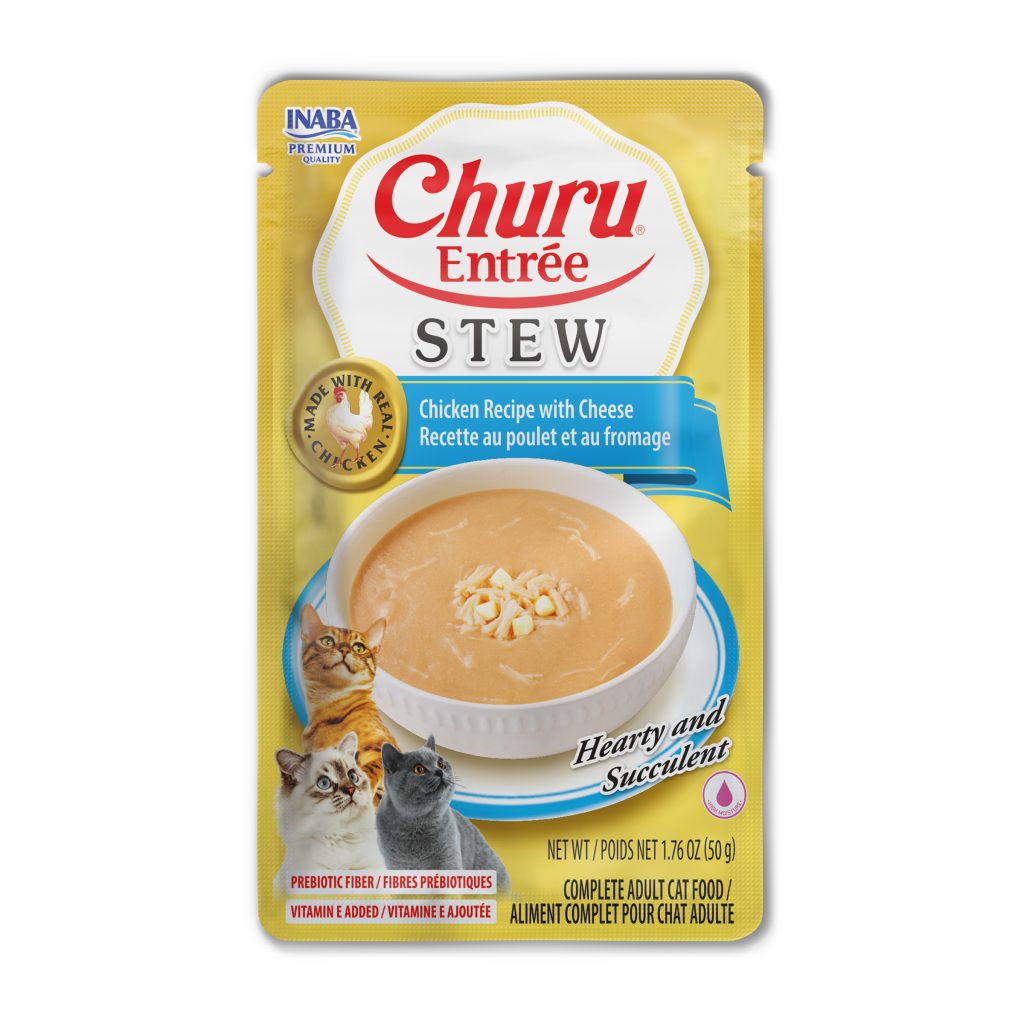 Churu Entree Stew for Cat, Chicken Recipe with Cheese (Each: 1 Pouch)