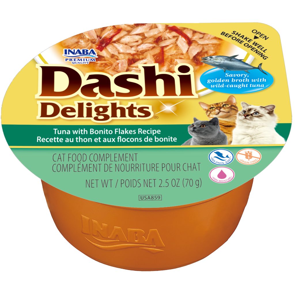 Dashi Delights for Cat, Tuna with Bonito Flakes Recipe (Each: 1 Cup)